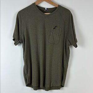 Kit and Ace Short Sleeve Tee Olive Green Men's Size Medium